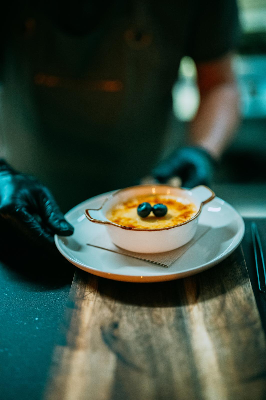 Crème brûlée do SANTOS